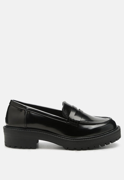 Jules Faux Leather Lug Loafers