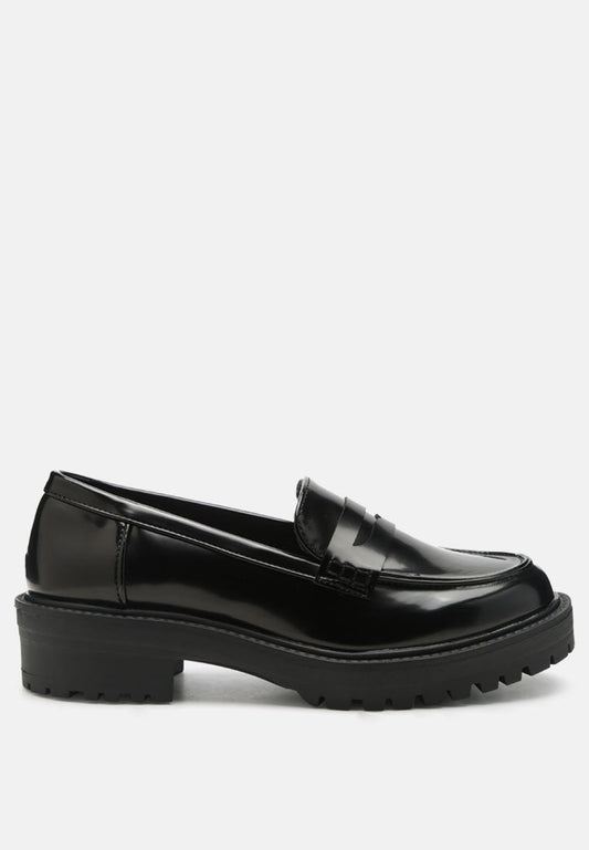 Jules Faux Leather Lug Loafers
