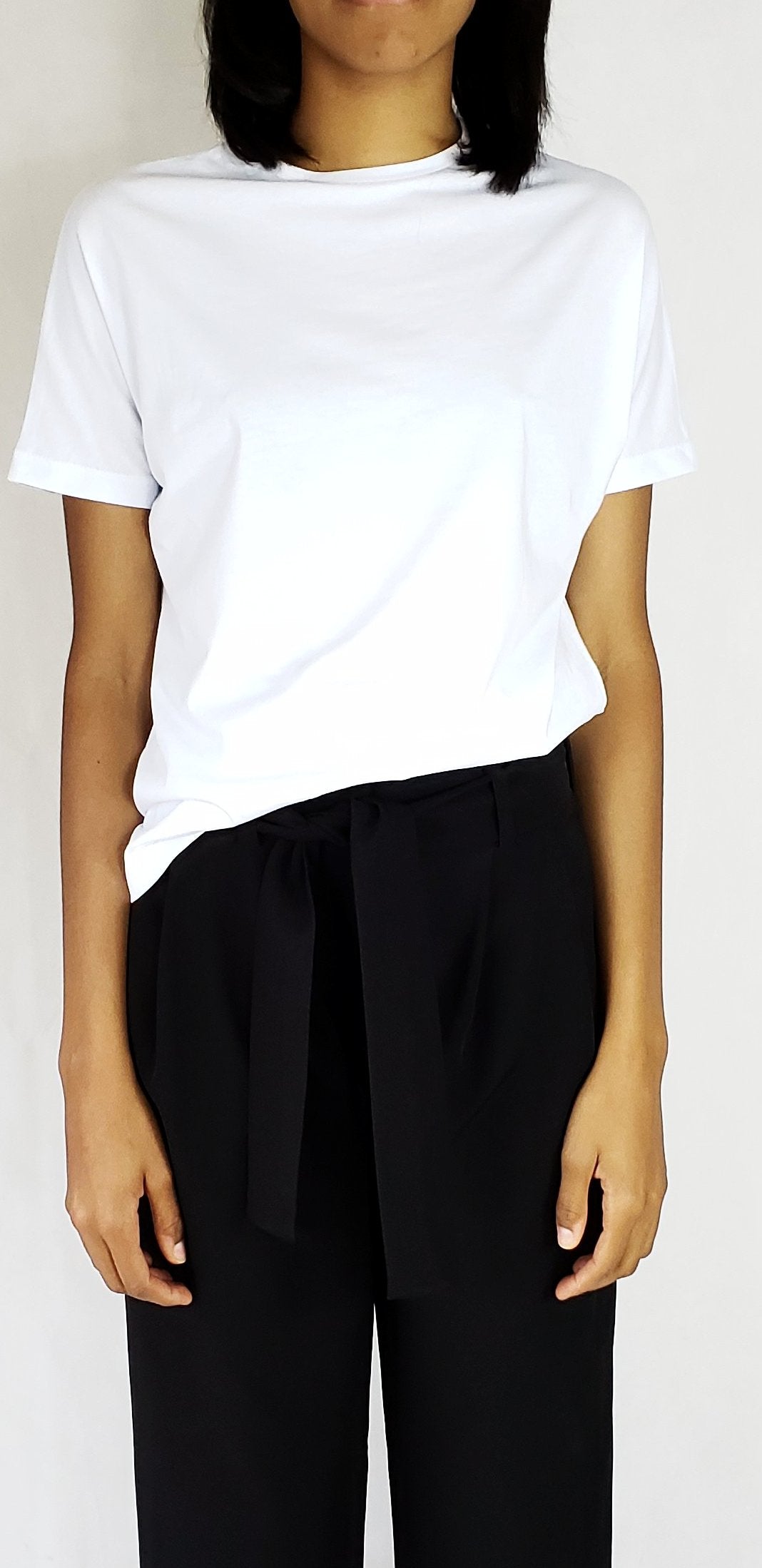 White t shirt kimono sleeve