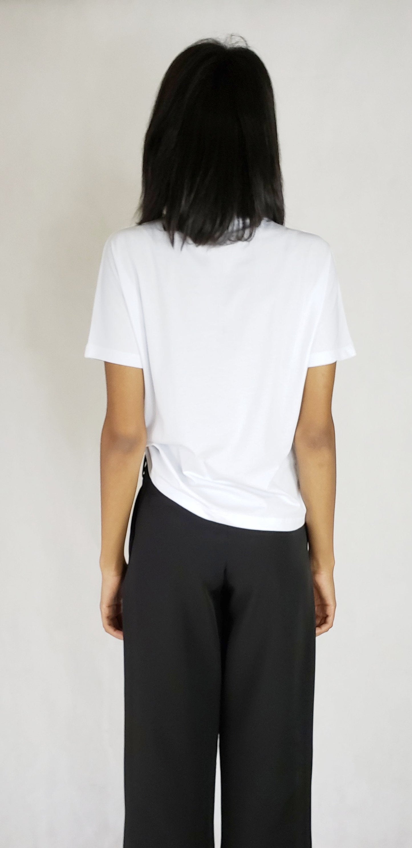 White t shirt kimono sleeve