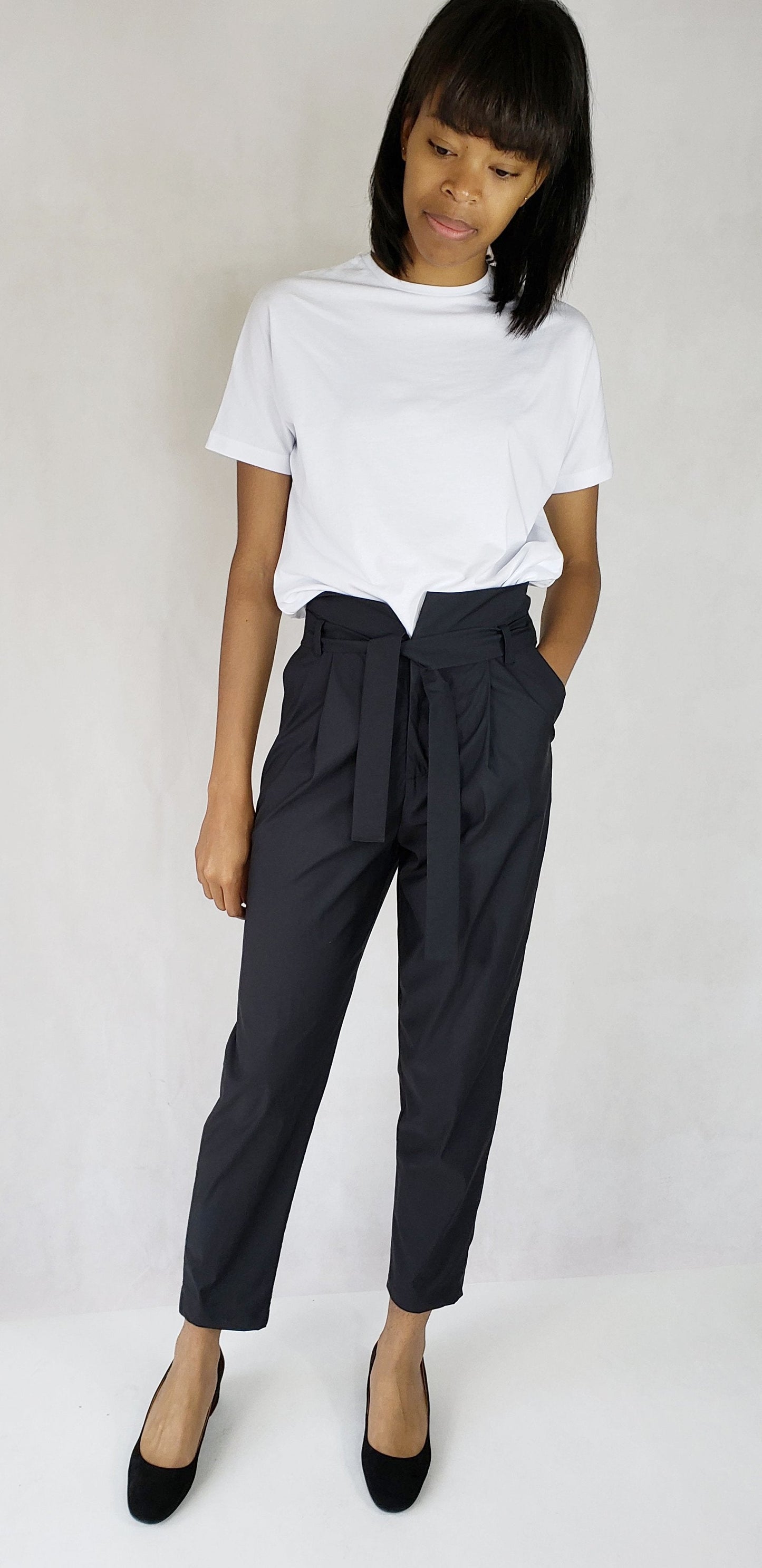 TAILORED HIGH WAISTED TROUSERS