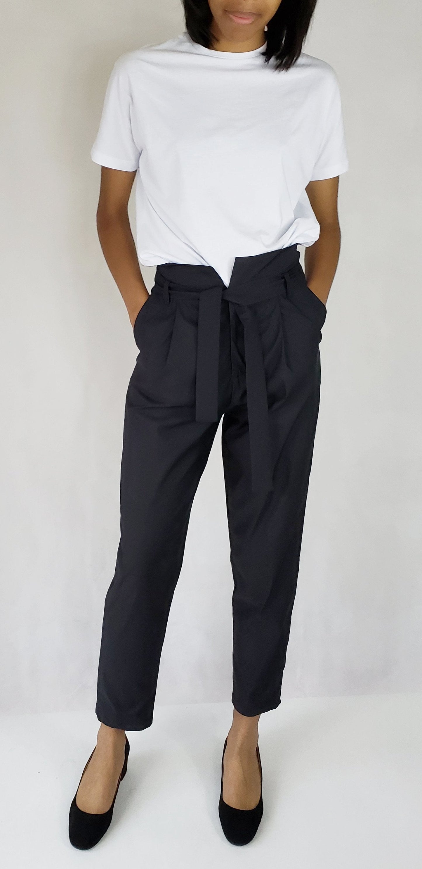 TAILORED HIGH WAISTED TROUSERS