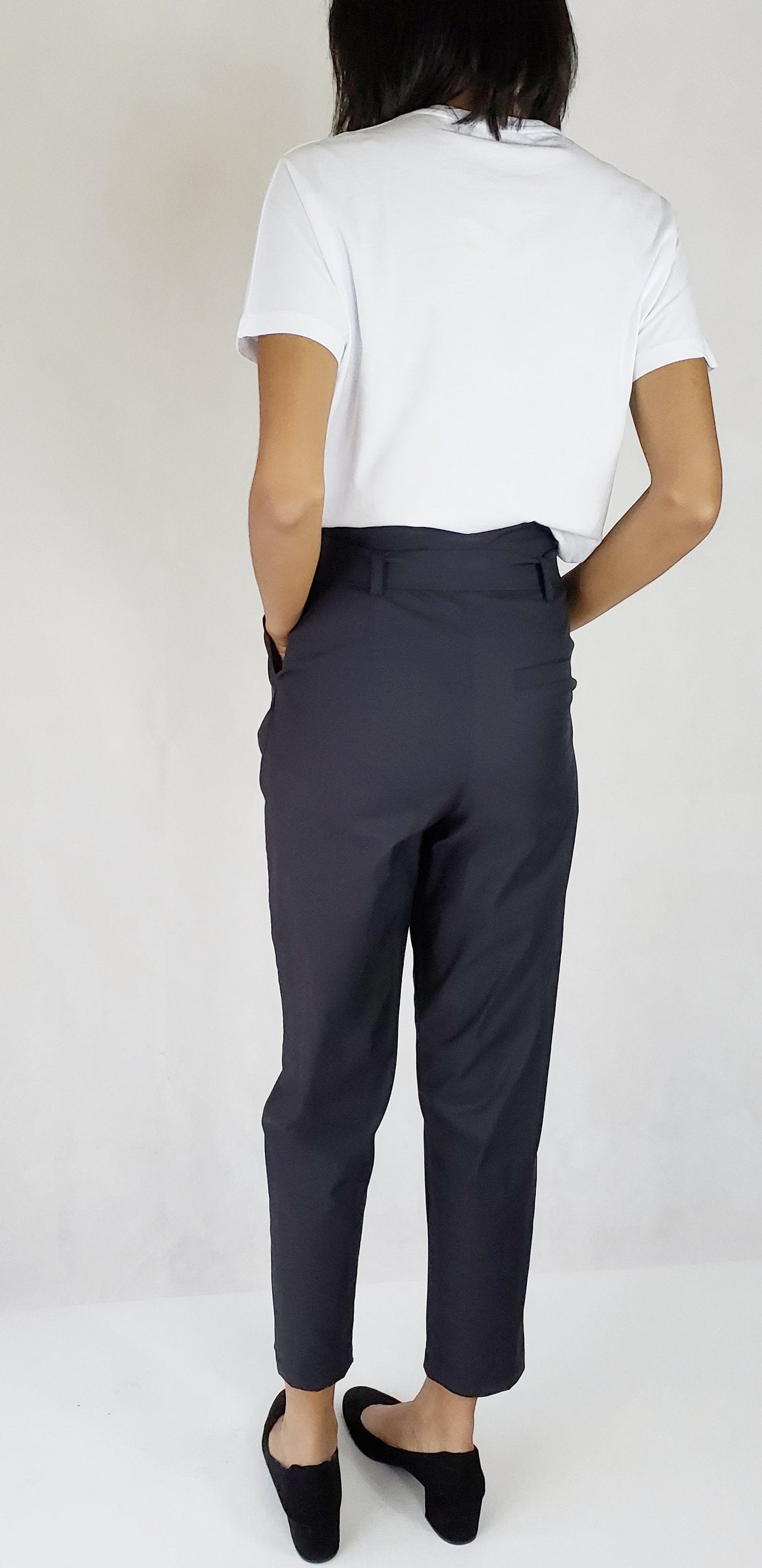 TAILORED HIGH WAISTED TROUSERS