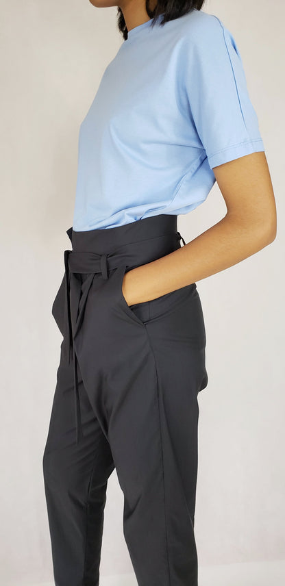 Black T shirt kimono sleeve