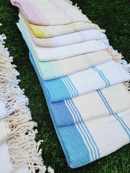 Bath / Beach Turkish Towels-Easy Carry Quick Dry Thin Towel-Black