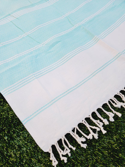 Turkish Towel - Easy Carry Quick Dry Throw - Mint