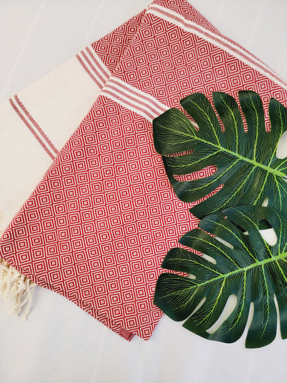 Easy Carry Quick Dry Cotton Beach Towel