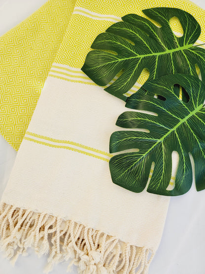 Bundle Easy Carry Quick Dry Cotton Beach Towel