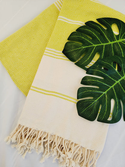 Bundle Easy Carry Quick Dry Cotton Beach Towel