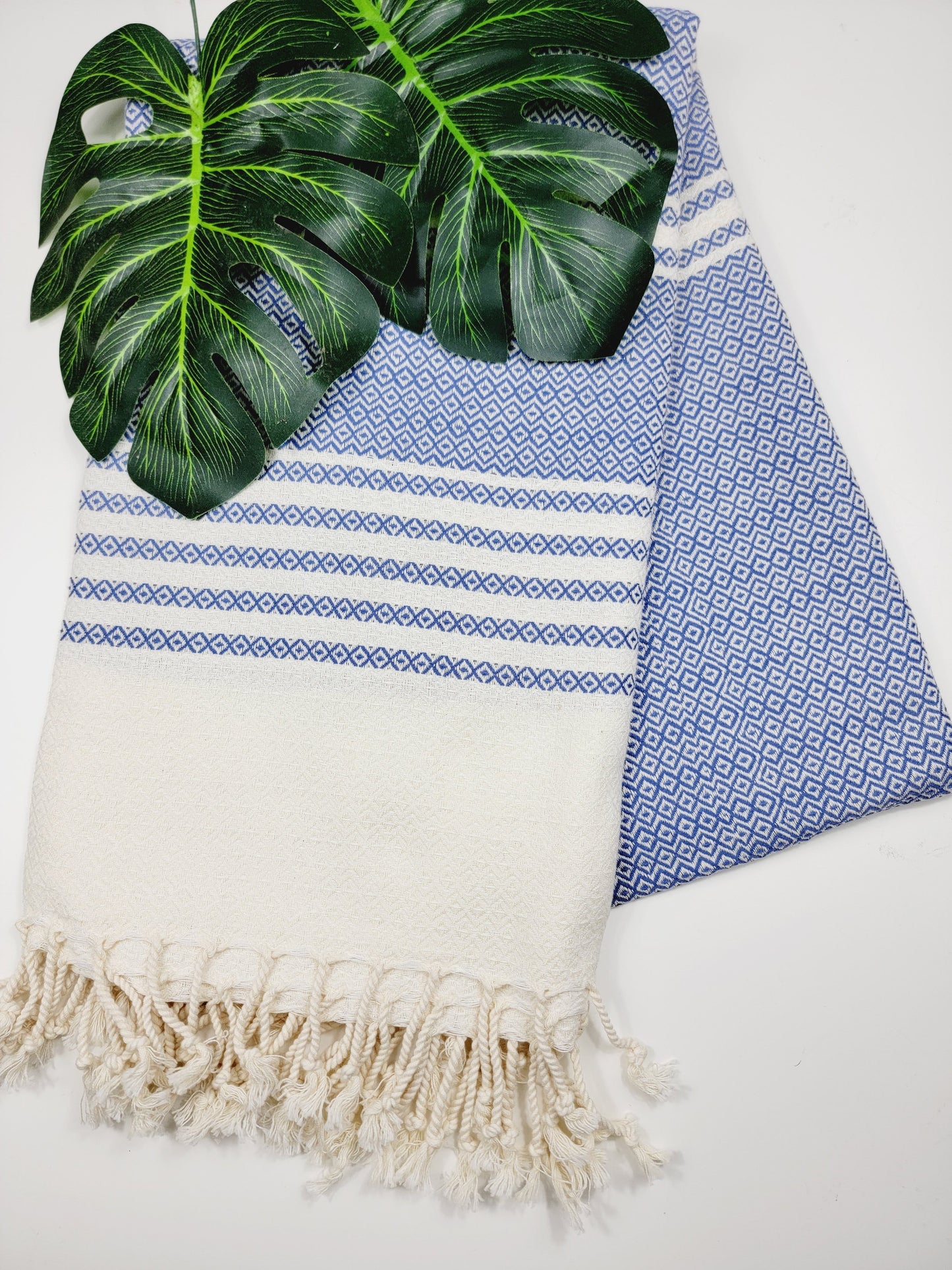 Turkish Towel - Easy Carry Quick Dry Throw - Navy