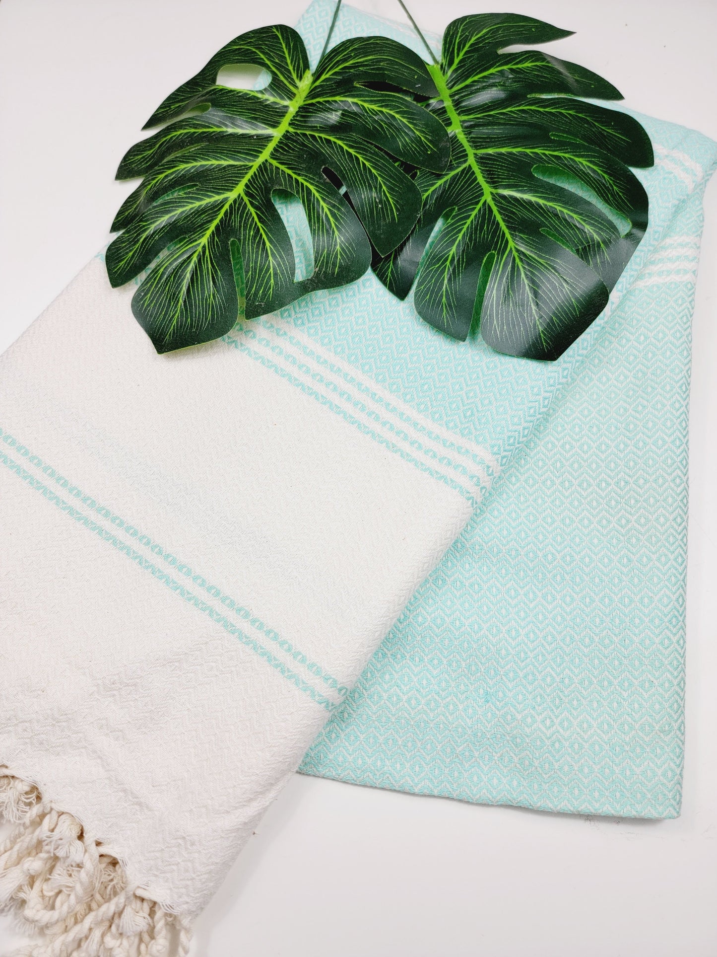 Turkish Towel - Easy Carry Quick Dry Throw - Mint