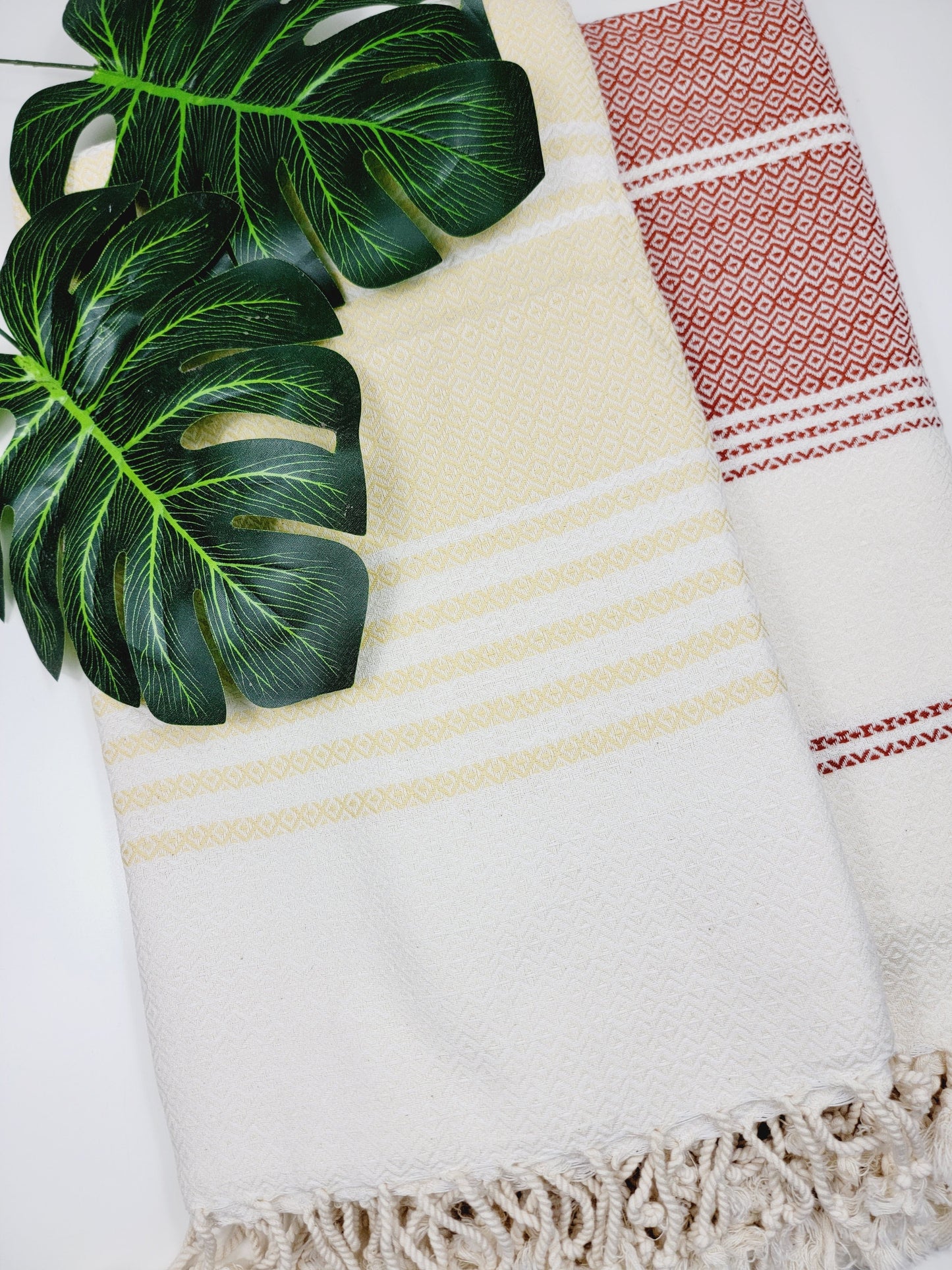 Turkish Towel - Easy Carry Quick Dry Throw - Yellow