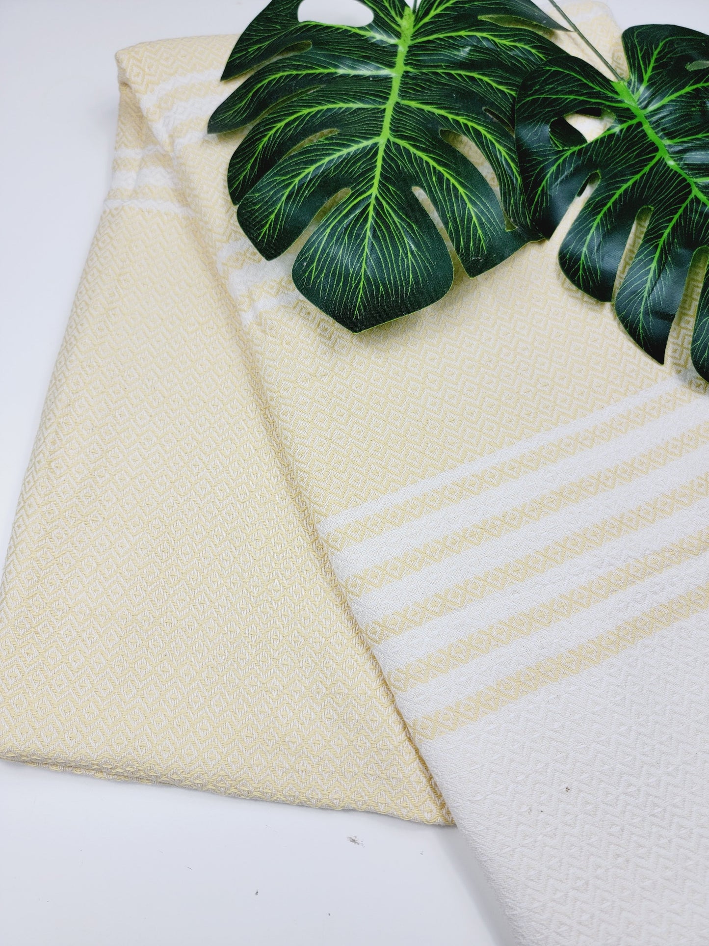 Turkish Towel - Easy Carry Quick Dry Throw - Yellow