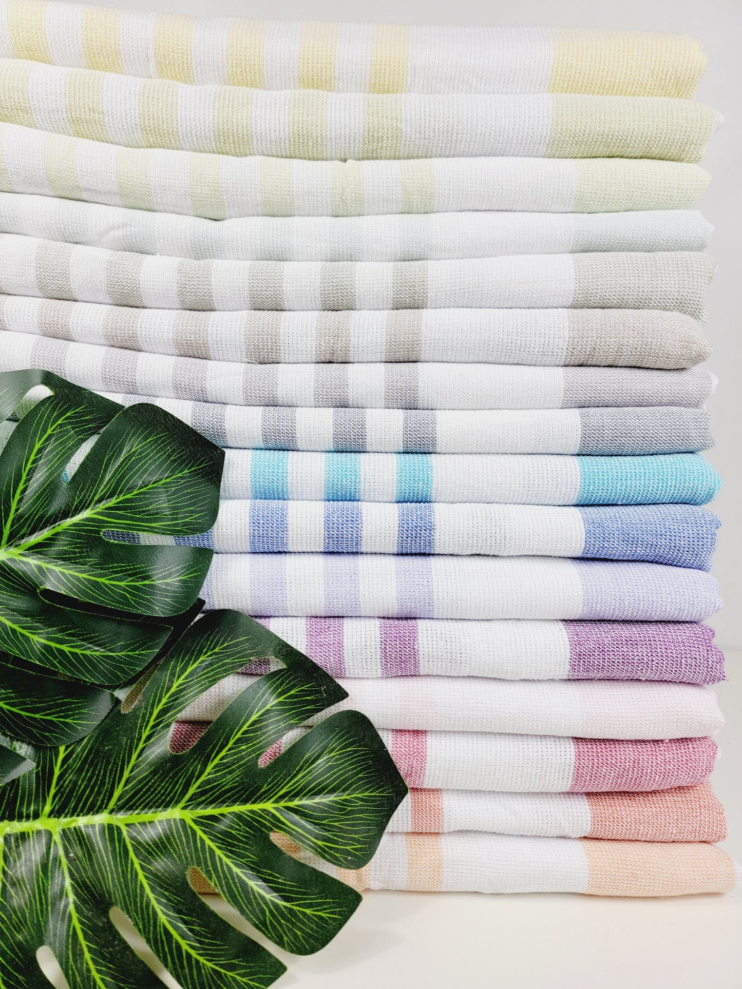 One sided Terry Towel - Sand free beach and Bath towel- Gray