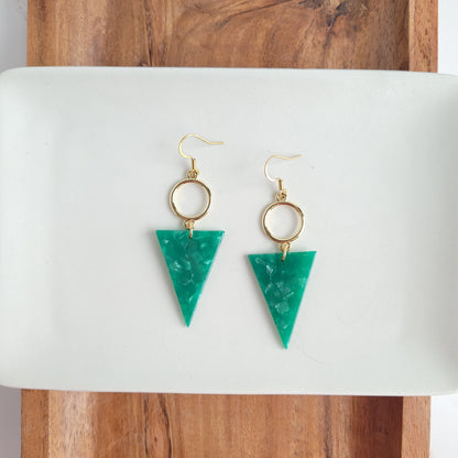 Olivia Earrings - Green