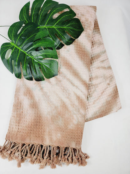 Bath Towel, Waffle Towel, Turkish Beach Towel, Handmade Tie dye