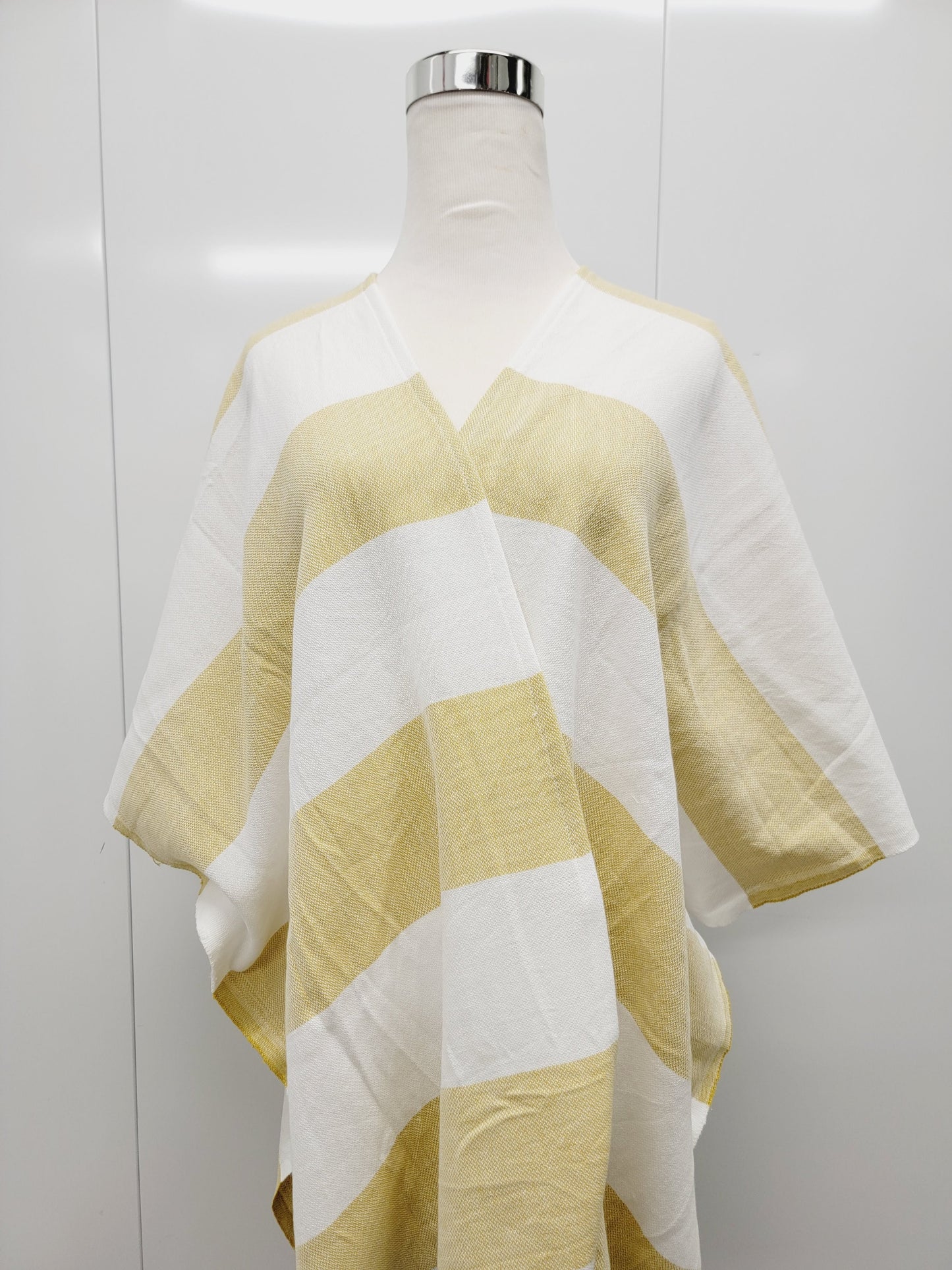 Beach cover up, Beach Dress open front - Mustard