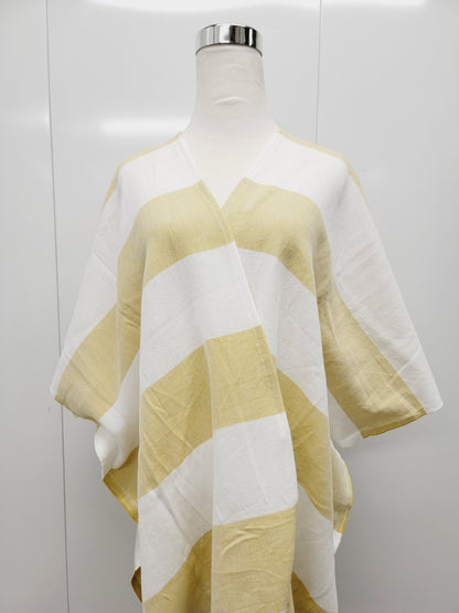 Beach cover up, Beach Dress open front - Mustard
