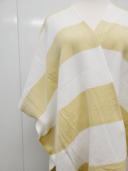 Beach cover up, Beach Dress open front - Mustard