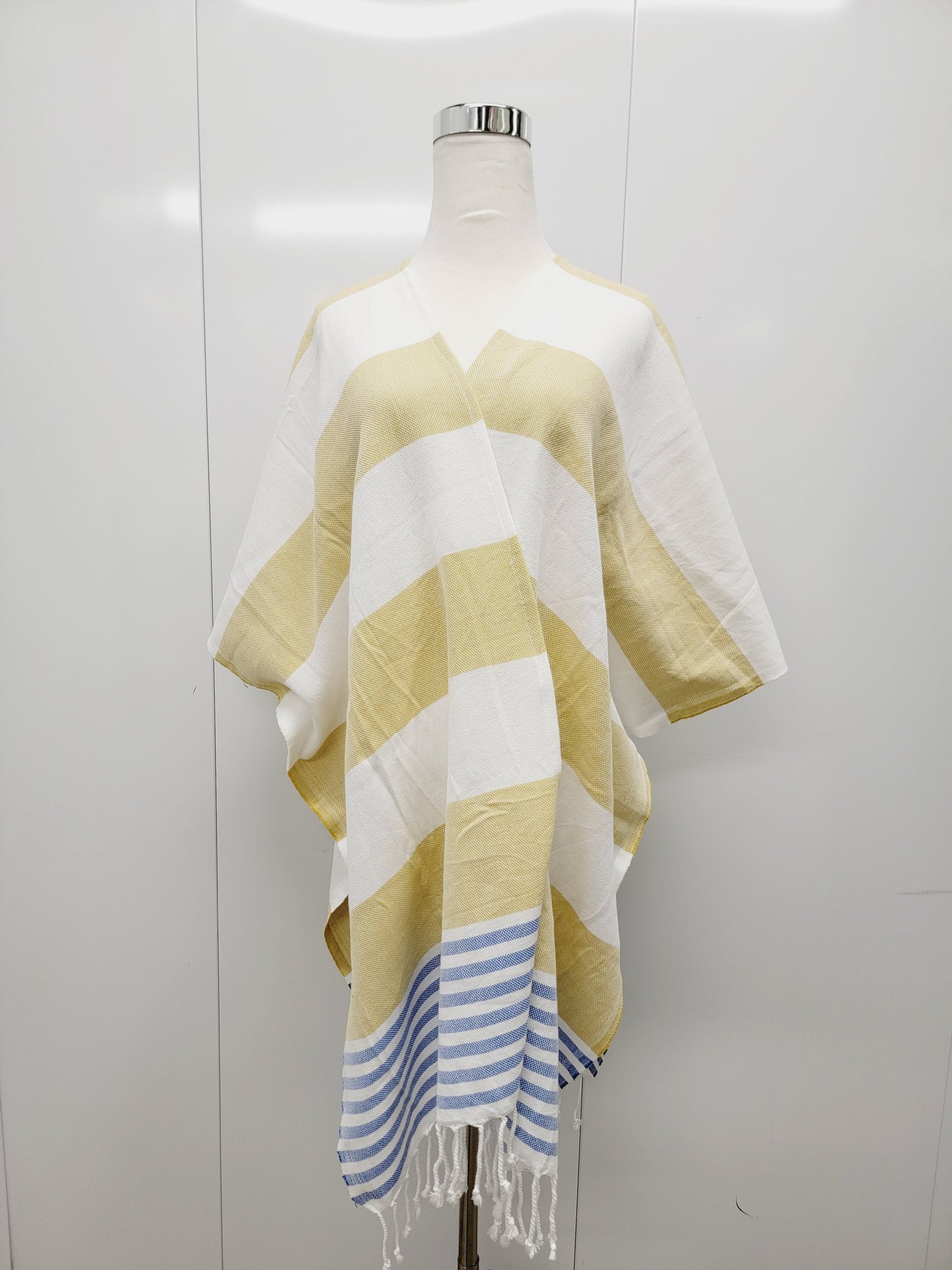 Beach cover up, Beach Dress open front - Mustard