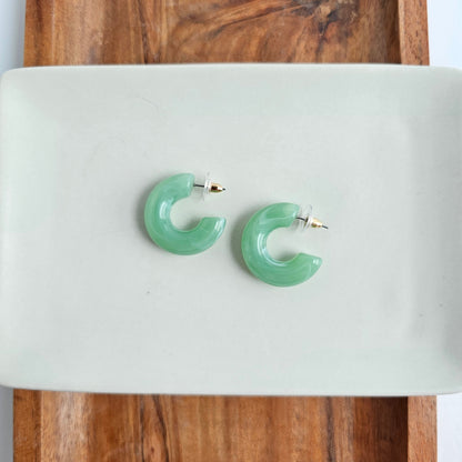 Chloe Hoops - Sage