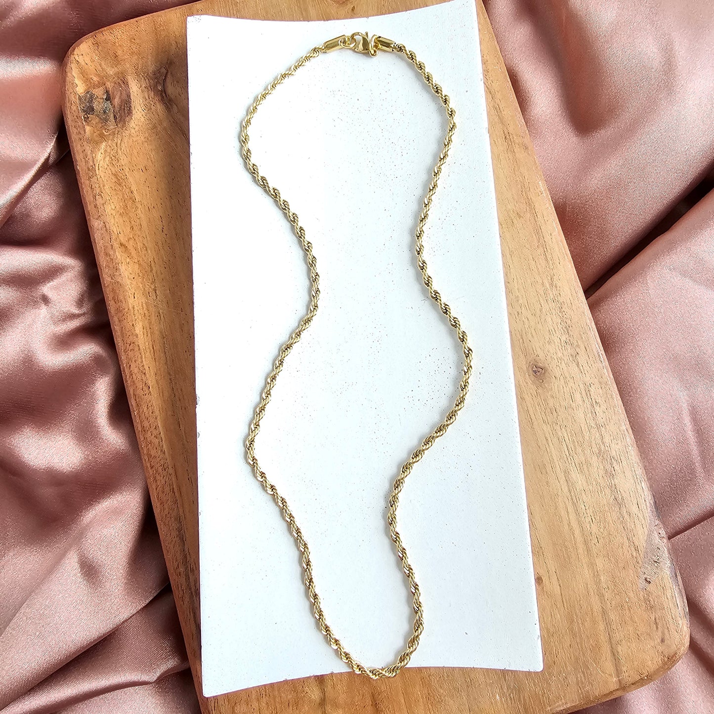 Luxe Gold Rope Chain - 20"