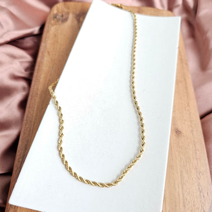 Luxe Gold Rope Chain - 20"