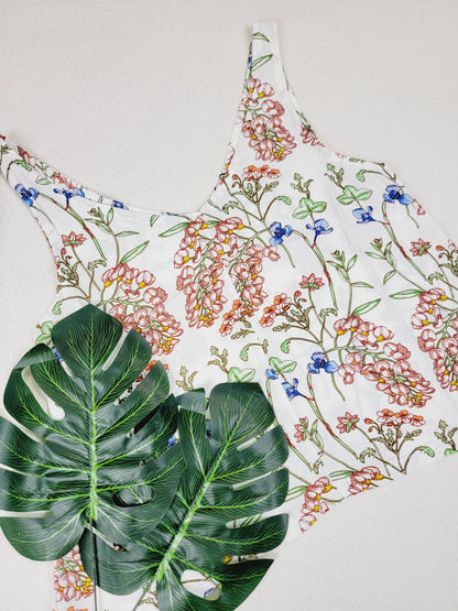 A LINE CUT TANK TOP