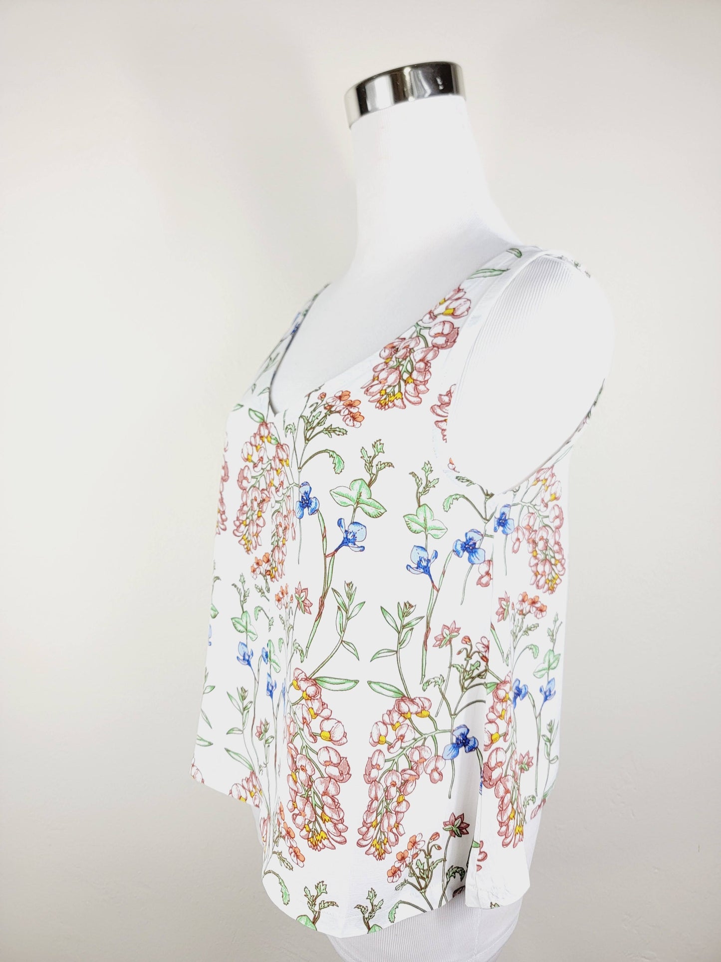 A LINE CUT TANK TOP