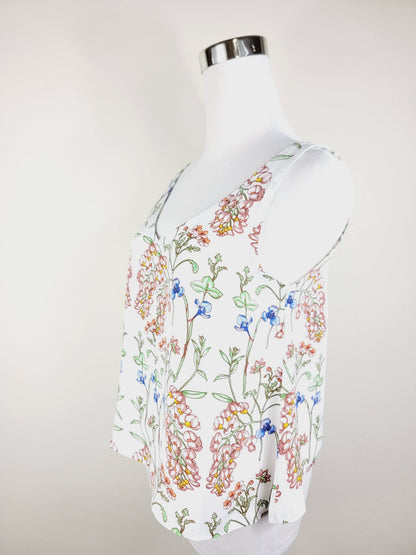 A LINE CUT TANK TOP