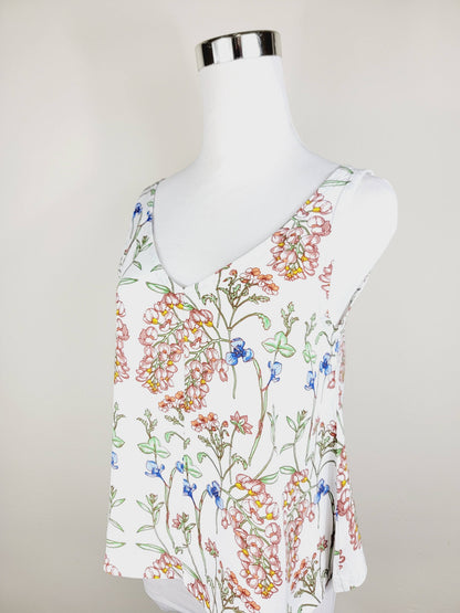 A LINE CUT TANK TOP