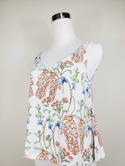 A LINE CUT TANK TOP