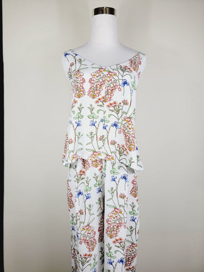 A LINE CUT TANK TOP