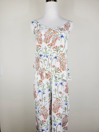 A LINE CUT TANK TOP