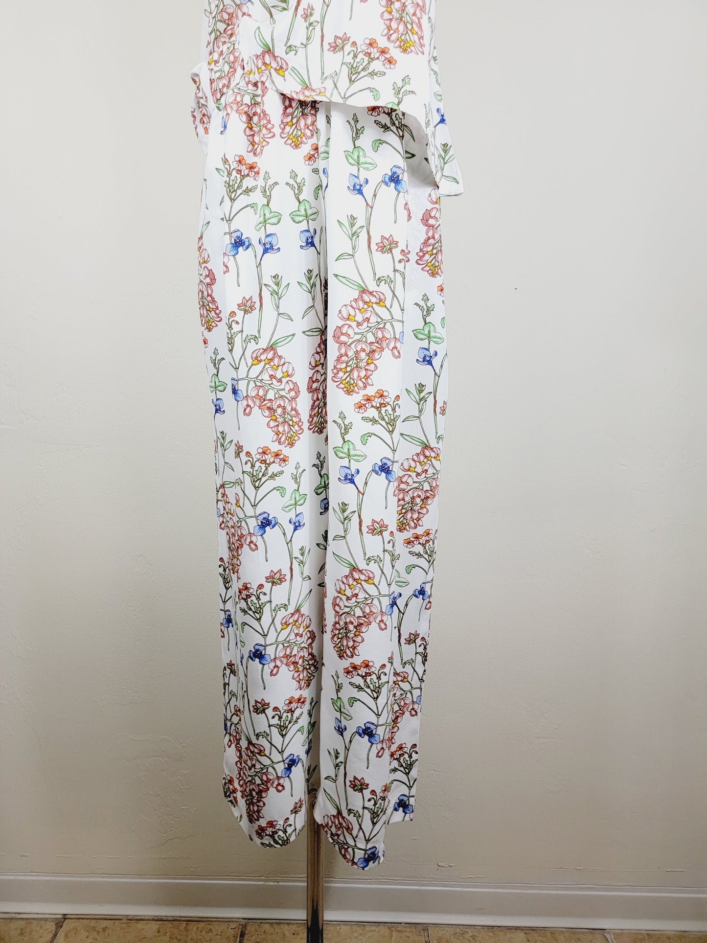 STRAIGHT-LEG ELASTICATED COTTON PANTS