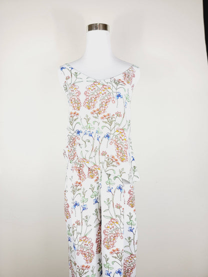 A LINE CUT TANK TOP