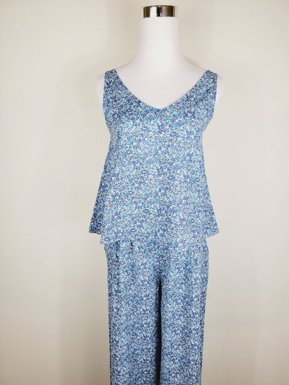 STRAIGHT-LEG ELASTICATED COTTON PANTS