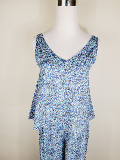 A LINE CUT TANK TOP