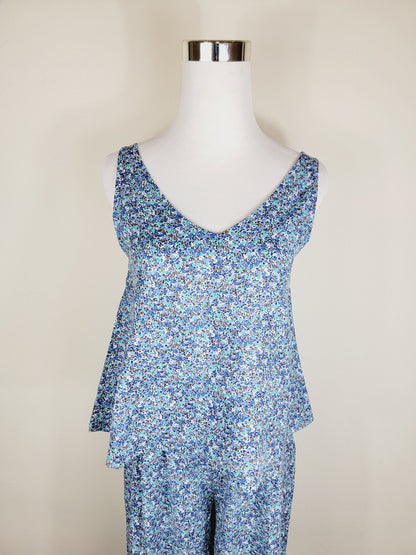 A LINE CUT TANK TOP