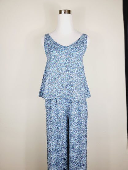 A LINE CUT TANK TOP