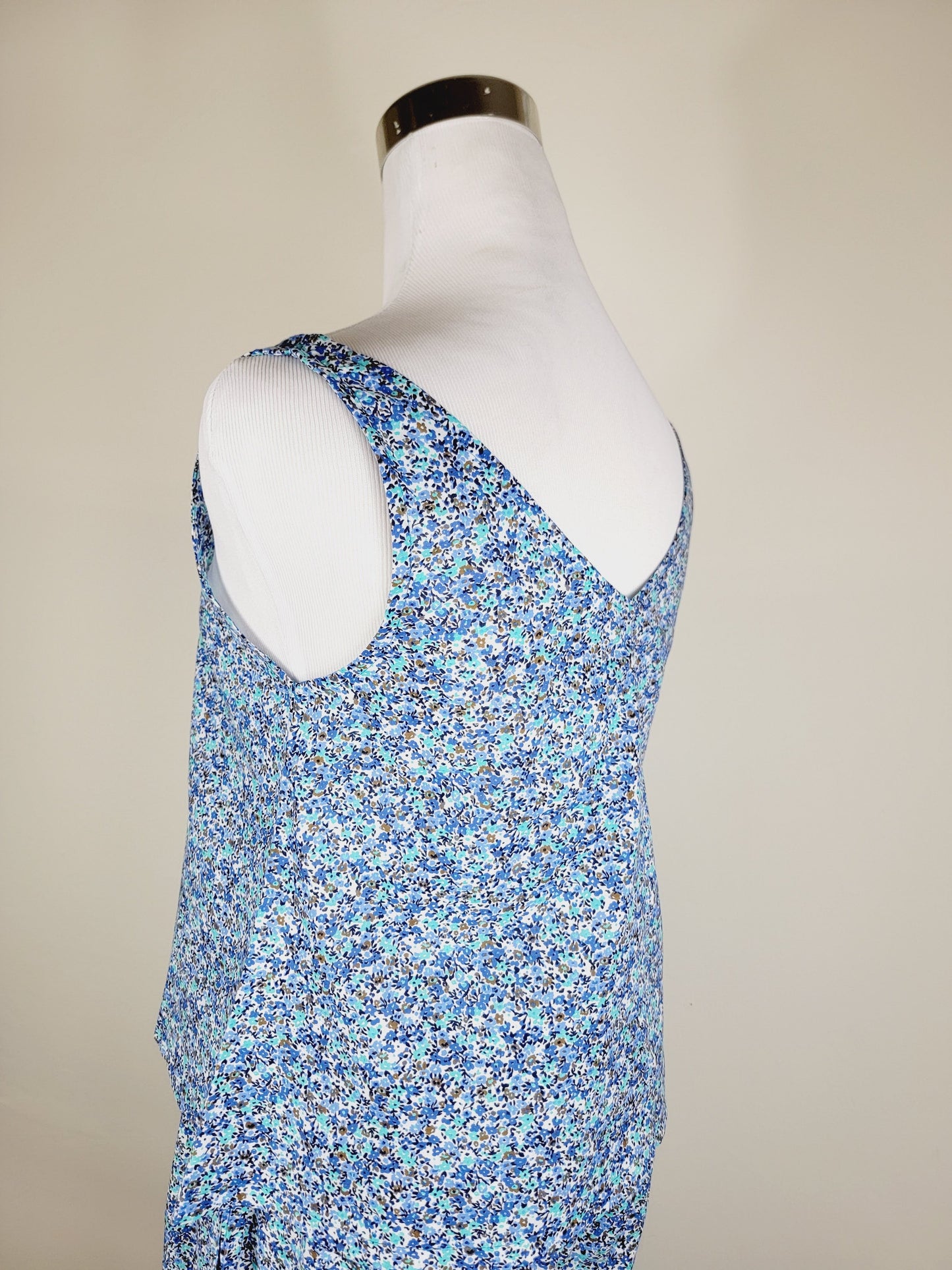 A LINE CUT TANK TOP
