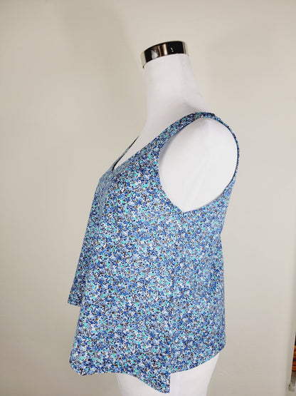 A LINE CUT TANK TOP