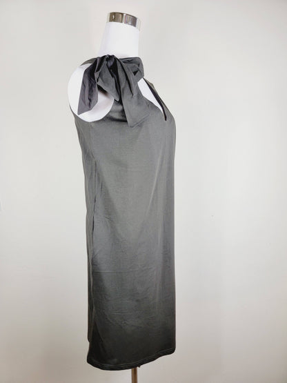 Jersey dress v neck tie shoulder with pockets Premium Quality