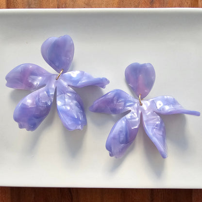 Jasmine Earrings - Lavender Haze