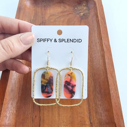 Madison Earrings - Bird of Paradise