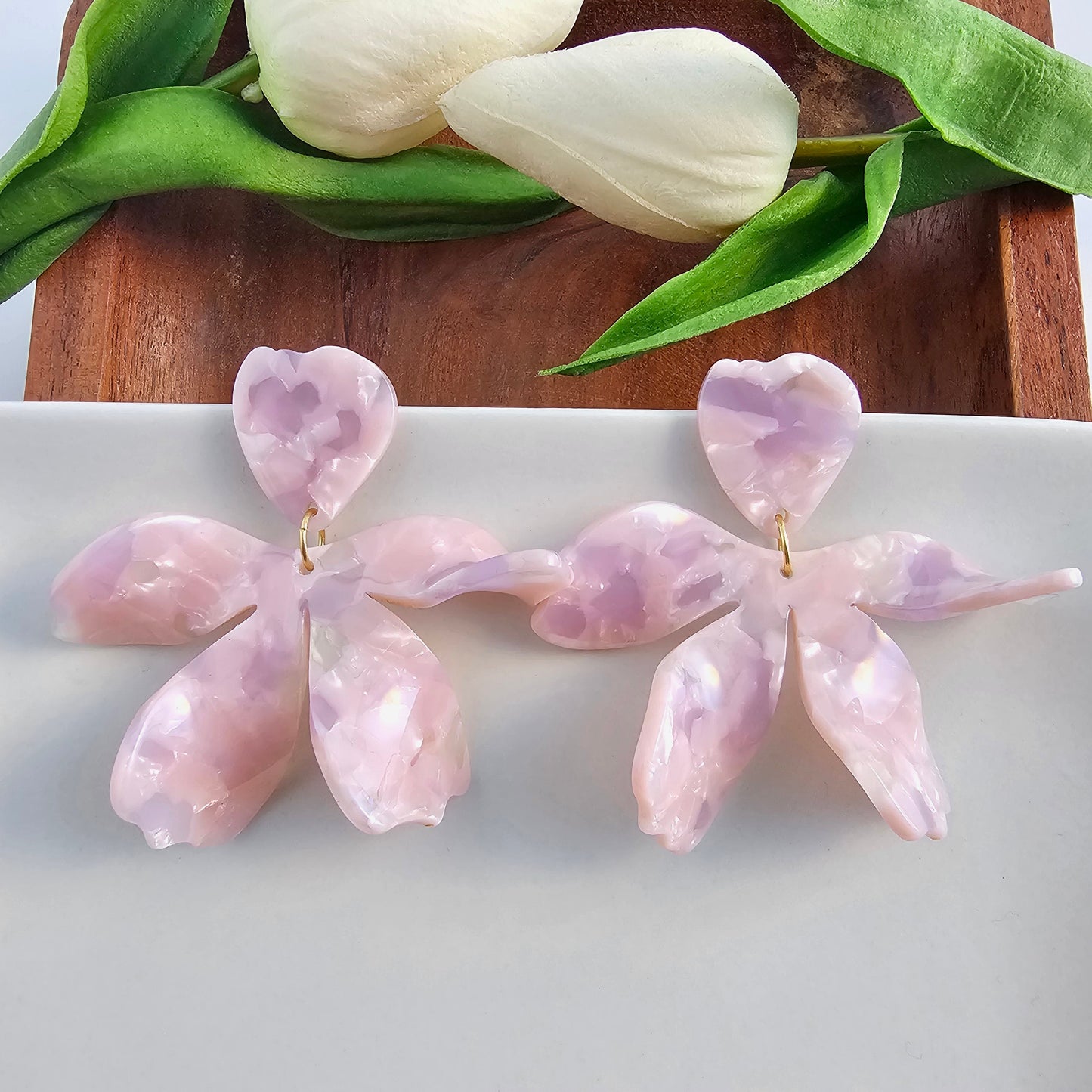 Jasmine Earrings - Ballet Slipper