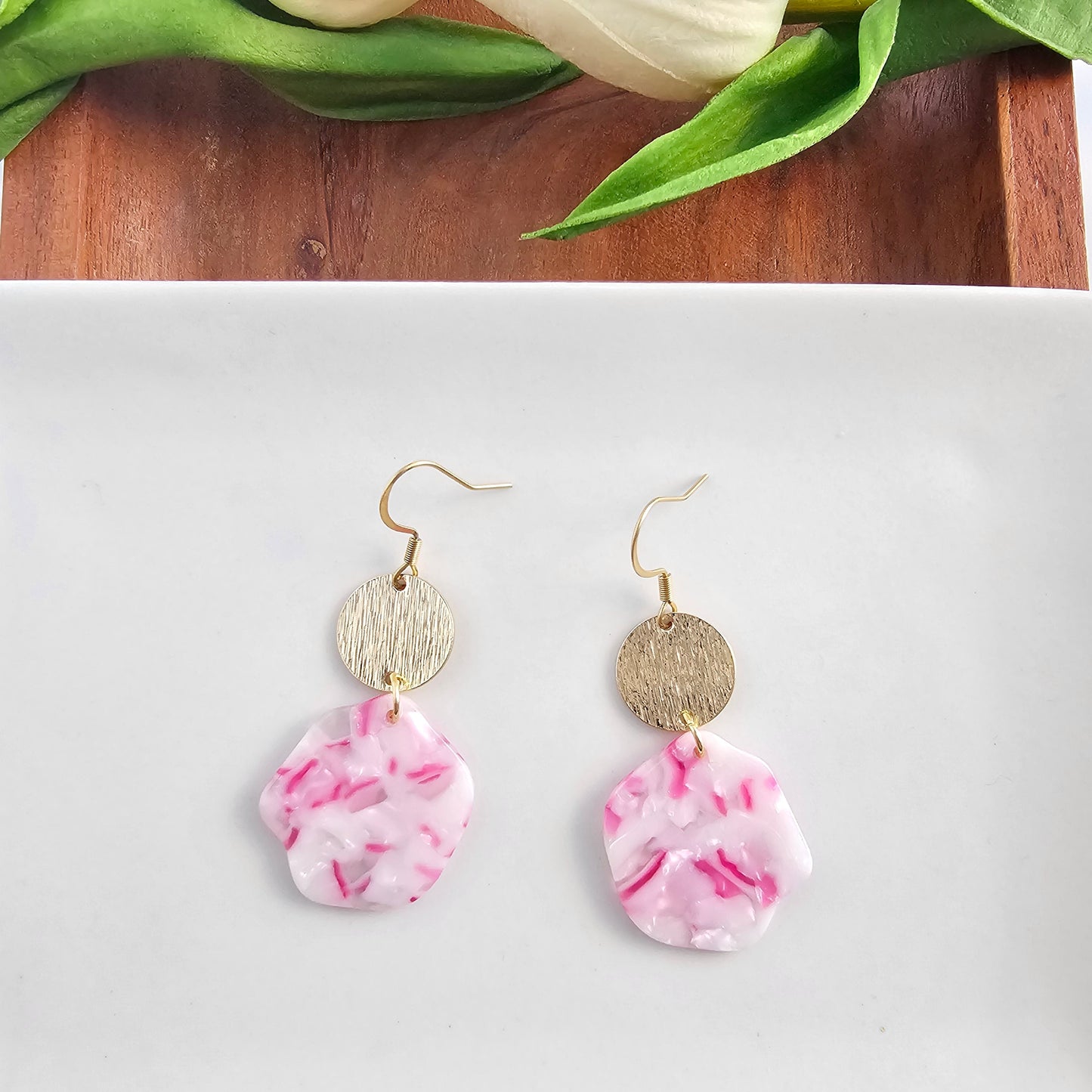 Hannah Earrings - Cherry Blossom