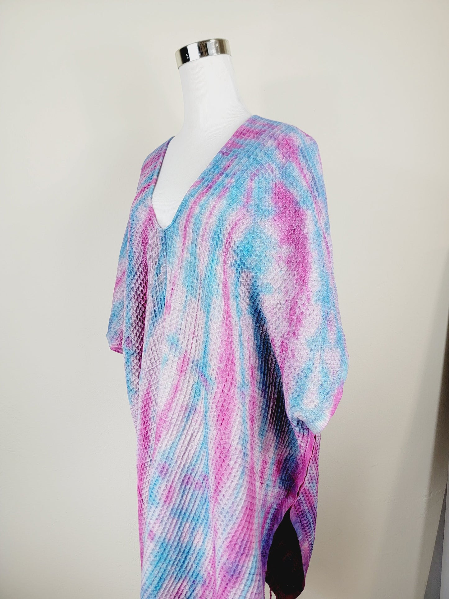 One Size Everyday Cover Up Towel – Beach Perfect, Blue/Pink