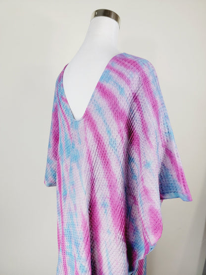 One Size Everyday Cover Up Towel – Beach Perfect, Blue/Pink
