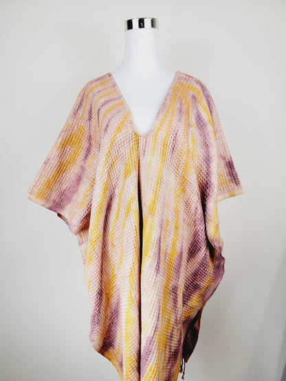 One Size Everyday Cover Up Towel – Beach Perfect, Plum/Lemon